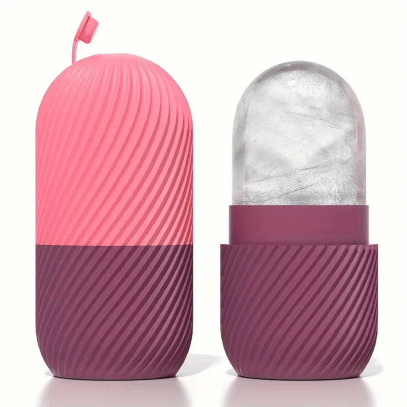 Rouleau de glace pour le visage en silicone